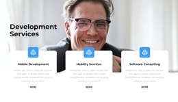 Application Development Services - Free One Page Template