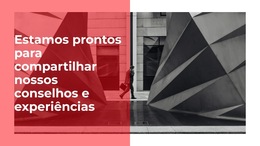 Layout Do Site Para Pronto Para Uma Oferta