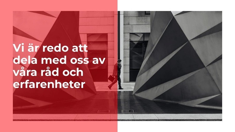 Redo för ett erbjudande HTML-mall