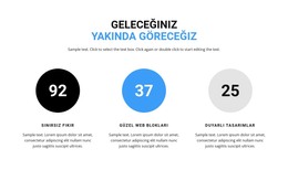 Özellik Sayacı - HTML Web Sitesi Düzeni