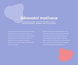 Zdravotní Motivace – Bezplatné Šablony