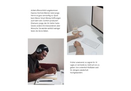 Zwei Fotos, Zwei Texte – Kreatives, Vielseitiges WordPress-Theme