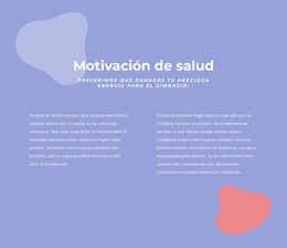 Motivación De Salud - Tema De WordPress