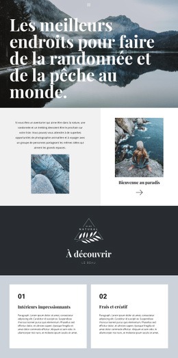 La Meilleure Conception De Site Web Pour Les Meilleurs Endroits Pour Voyager