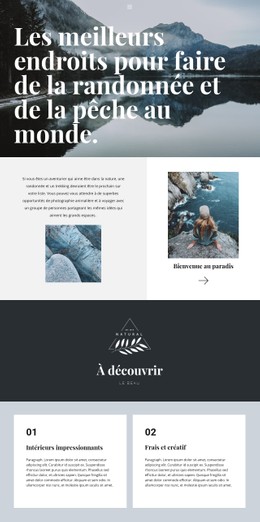 HTML5 Gratuit Pour Les Meilleurs Endroits Pour Voyager