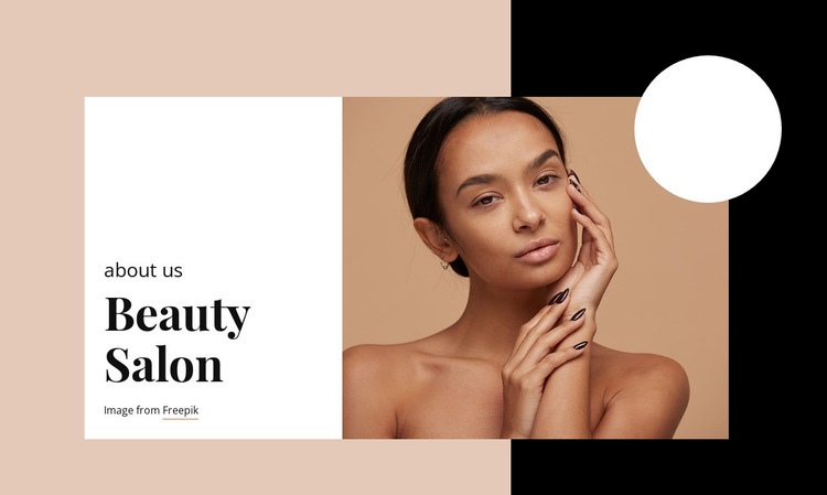 Professional skin care Homepage Design