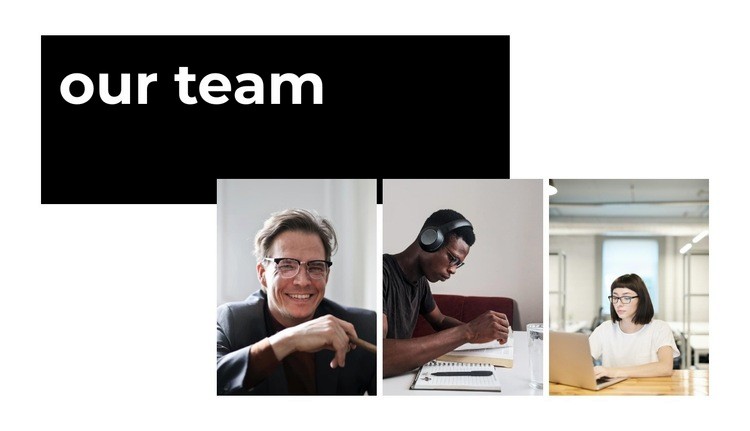 Team first Homepage Design