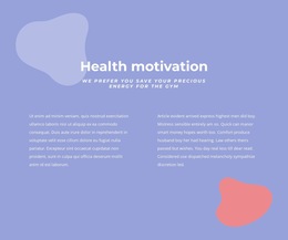 Health Motivation Html5 Responsive Template