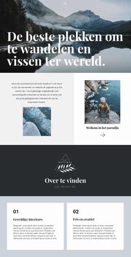 De Beste Plaatsen Om Te Reizen - Website-Ontwerp