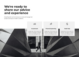 Ready To Talk About The Details - Modern One Page Template