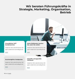 Globale Unternehmensberatung HTML-Vorlage