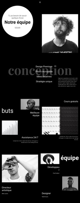 Superbe Conception De Site Web Pour Équipe De Conception Et De Développement