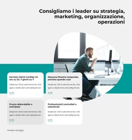 Progettista Di Siti Web Per Società Di Consulenza Aziendale Globale