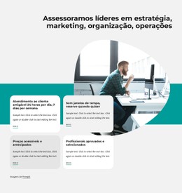 Empresa De Consultoria De Negócios Globais Modelo HTML CSS Responsivo