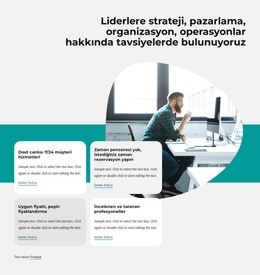 Küresel Iş Danışmanlığı Firması Için Duyarlı HTML