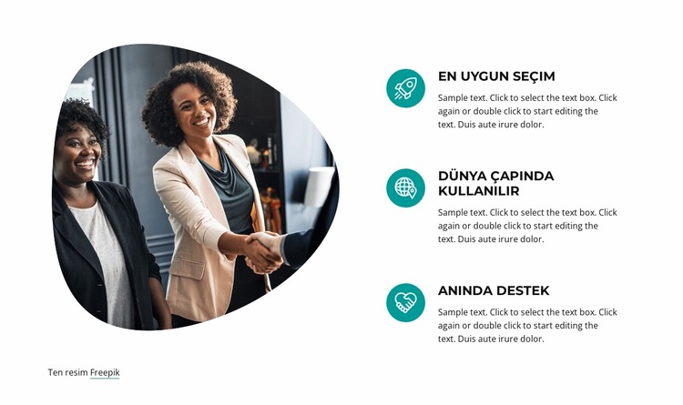 Liderlik ve iş stratejisi Joomla Şablonu