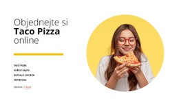 Objednejte Si Pizzu Online – Kreativní Víceúčelová Šablona