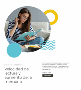 Cursos De Lectura Rápida - Plantilla Joomla De Funcionalidad