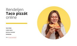 Rendeljen Pizzát Online – Többcélú Kreatív Sablon