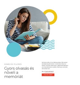 Gyorsolvasási Tanfolyamok – A Legjobb Ingyenes WordPress Téma