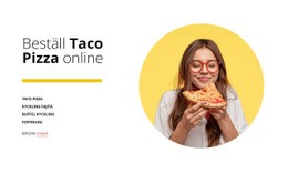 Beställ Pizza Online - Kreativ Multifunktionsmall