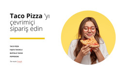 Online Pizza Sipariş Edin - Duyarlı HTML5 Şablonu