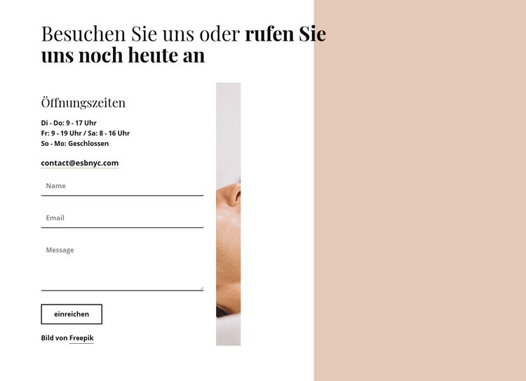 Besuchen Sie uns noch heute Website design