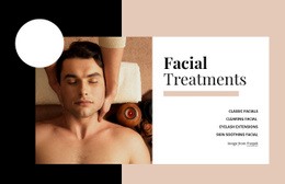 Skin Treatments - Web Design