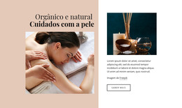 Cuidado Orgânico Da Pele - Modelo HTML Responsivo