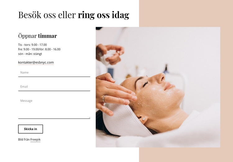 Besök oss idag Hemsidedesign