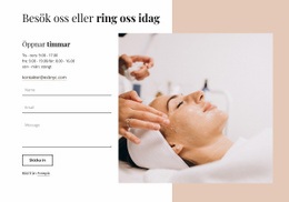 HTML-Landning För Besök Oss Idag