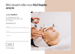 Bizi Bugün Ziyaret Edin Için HTML Açılış Sayfası