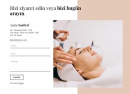 Bizi Bugün Ziyaret Edin Için Duyarlı Web Şablonu