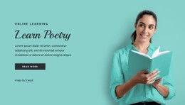 Learn Poetry Basic Html Template With CSS