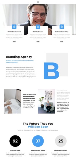 Brand Building HTML5 Template