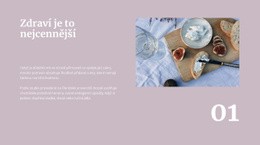 100 Receptů Na Snídani - Plně Responzivní Šablona
