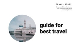 Incredible Travel Stories CSS Template