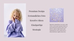 Komplettes Designpaket CSS-Websitevorlage