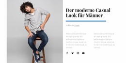 Lässiger Look Für Den Menschen - Starter-Site