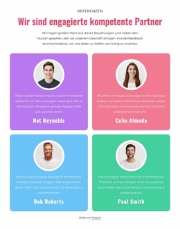 Testimonial Grid Repeater - Funktionale Joomla-Vorlage