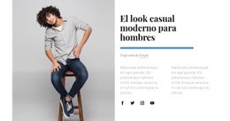 Look Casual Para Hombre - Diseño De Funcionalidad