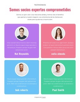 Mejor Diseño De Página De Destino Para Repetidor De Rejilla Testimonial