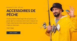 Mise En Page CSS Gratuite Pour Accessoires De Pêche