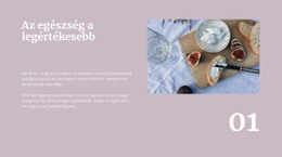 100 Recept Reggelire – Professzionális Tervezés