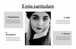 Curriculum Di Un Designer Di Ampio Profilo - Webpage Editor Free