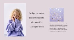 Pacchetto Completo Di Design Modello Di Sito Web CSS
