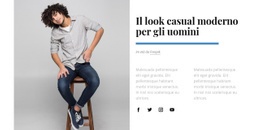 SEO Della Pagina Di Destinazione Per Look Casual Per Uomo