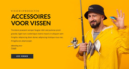 Accessoires Voor Vissen - HTML-Paginasjabloon