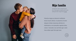 Mijn Familie - Design HTML Page Online