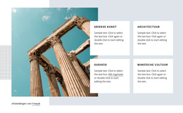 Griekse Kunstcursus - Klaar Voor Gebruik WordPress-Thema